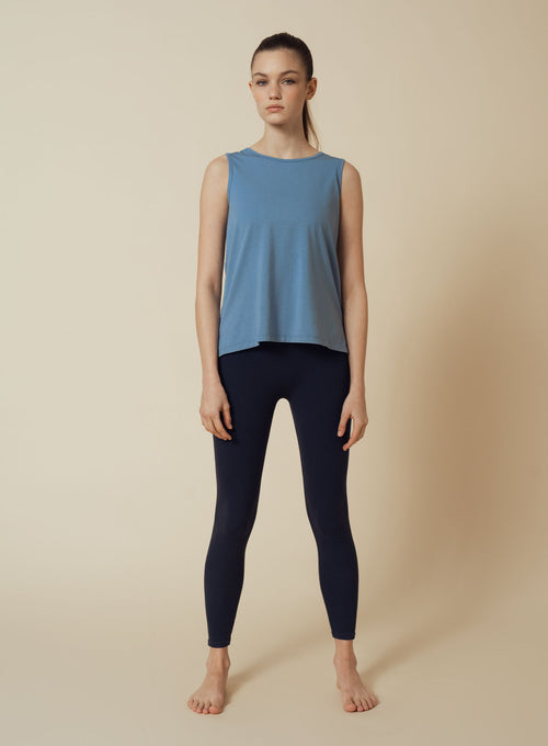 Kristin Sleeveless Top Dusty blue