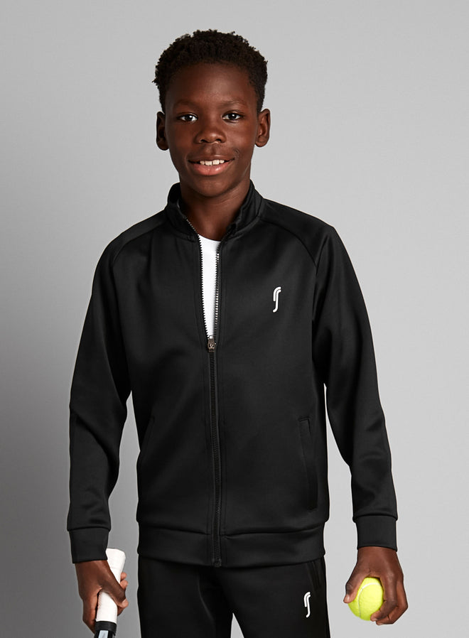 Boys Court Jacket Black