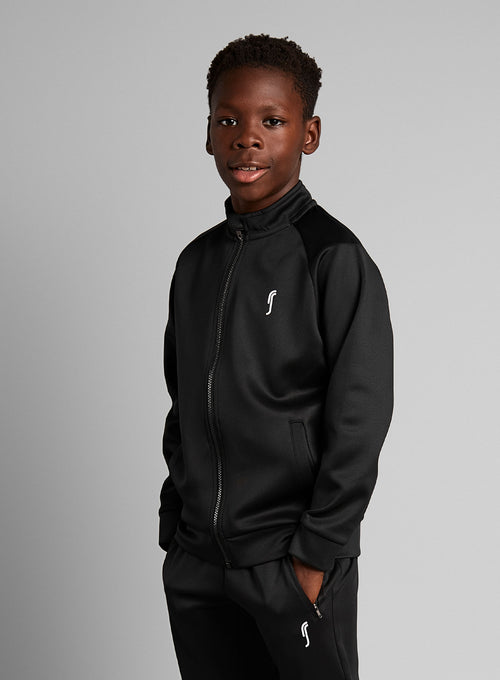 Boys Court Jacket Black