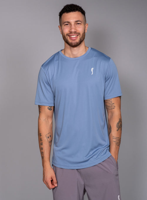 Men's Performance Tee Solid blue