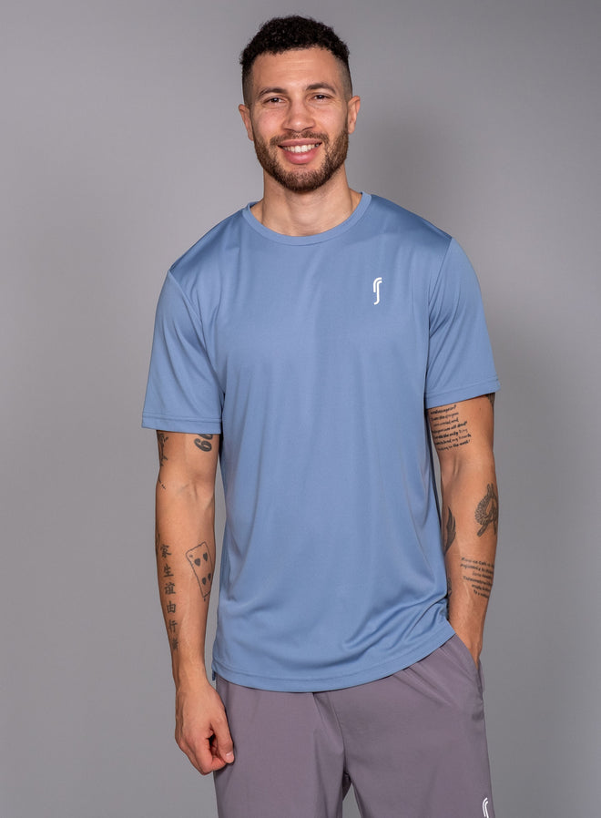 Men's Performance Tee Solid blue