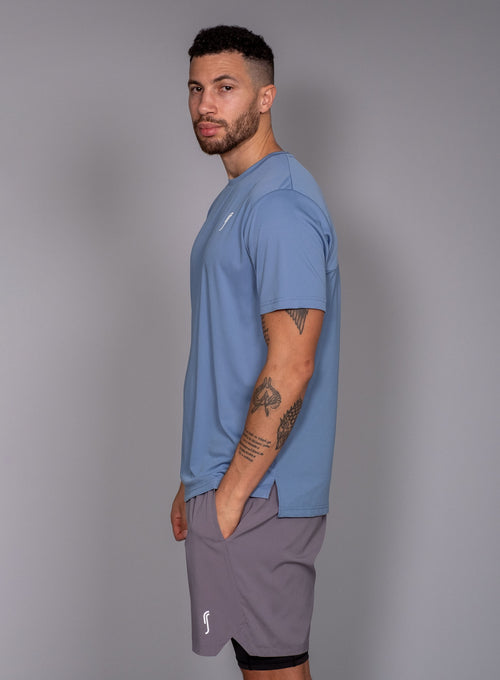 Men's Performance Tee Solid blue