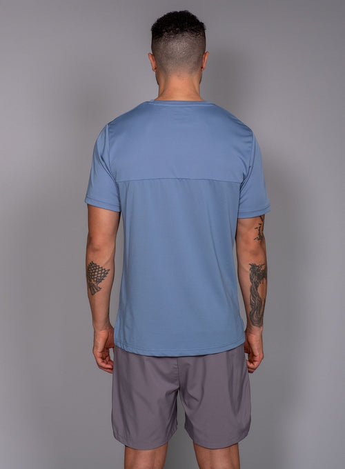 Men's Performance Tee Solid blue