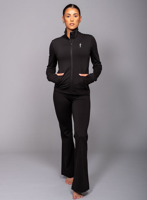 Women's Soft Zip Jacket Black