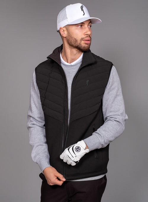 Men's Performance Padded Vest Black