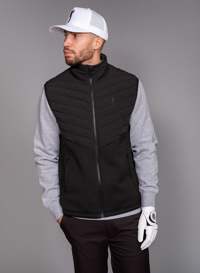 Men's Performance Padded Vest Black