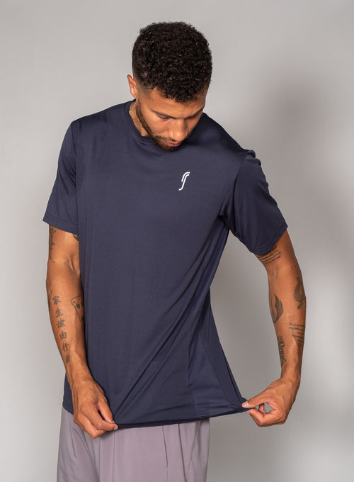 Men's Performance Tee - Side Mesh Navy