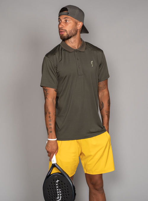 Men's Performance Court Polo Deep green