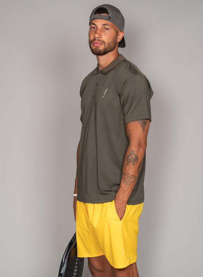 Men's Performance Court Polo Deep green