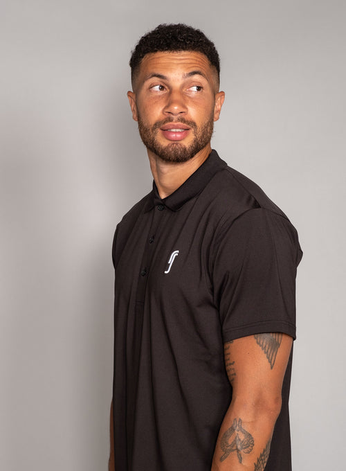 Men's Performance Court Polo Black