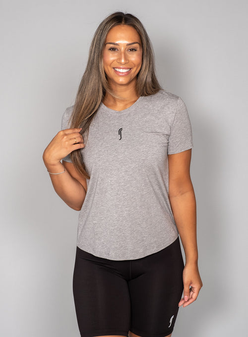 Women's Paris Relaxed Tee Grey