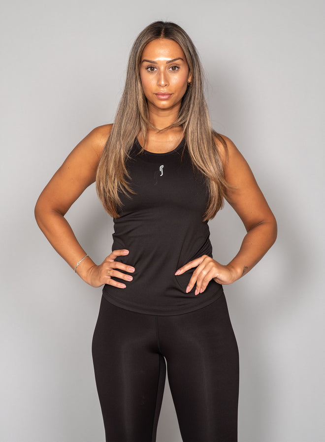 Women's Performance Racerback - Mesh Black