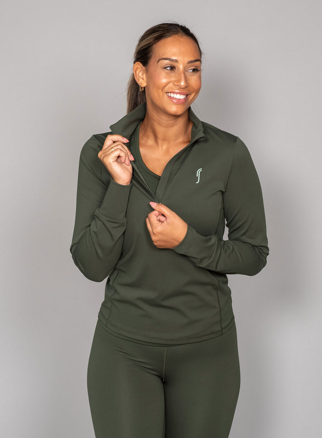 Women's Stretch Tech Half Zip Sweater