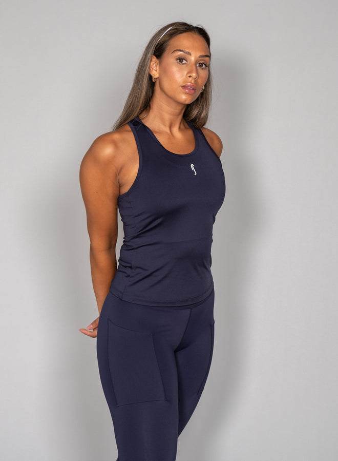 Women's Performance Racerback Navy