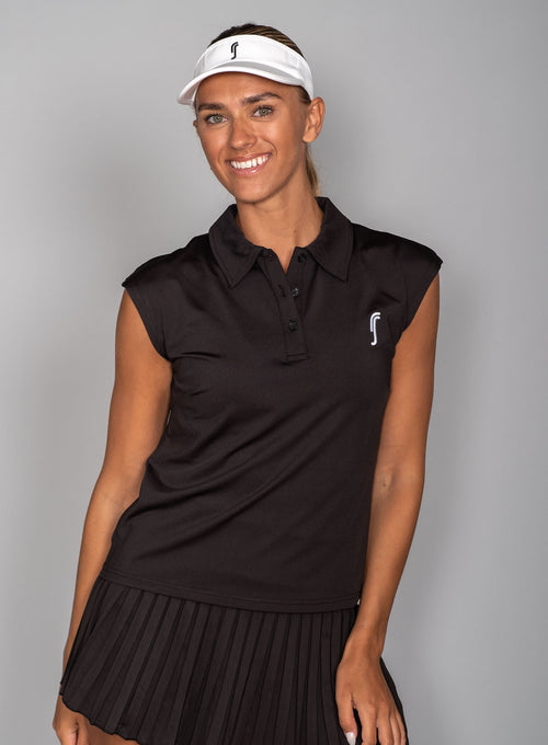 Women's Performance Court Polo Black