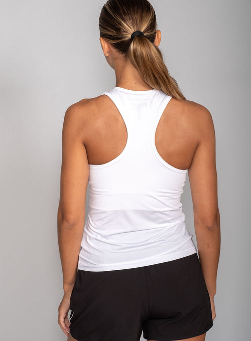 Women's Performance Racerback White