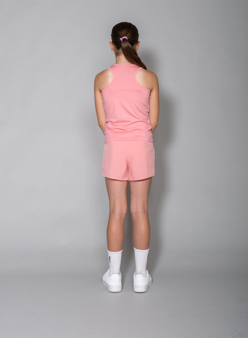 Girl's Performance Racerback - Mesh Soft pink