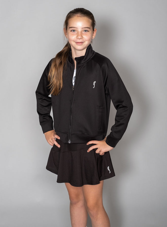 Girl's Court Jacket Black