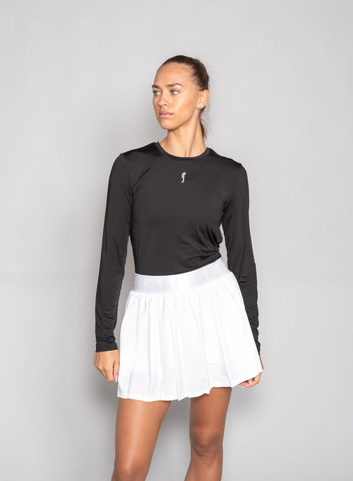 Women's Performance Court Pleated Skirt White