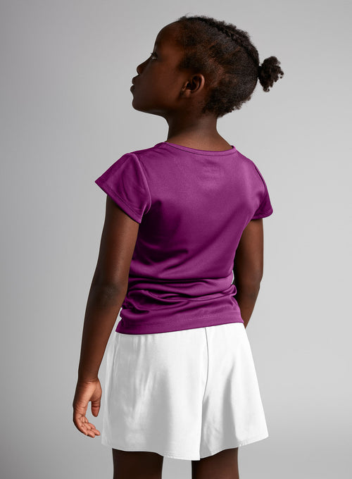 Girl's Club Tee Striking Purple