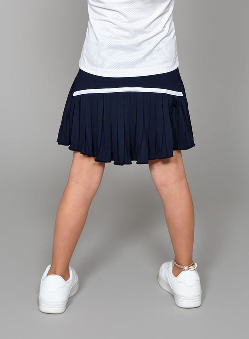 Girl's Match Skirt Navy