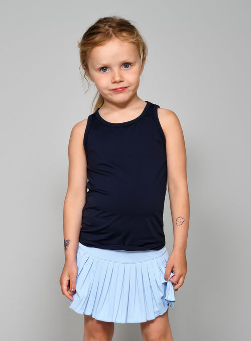 Girl's Mesh Tank Black