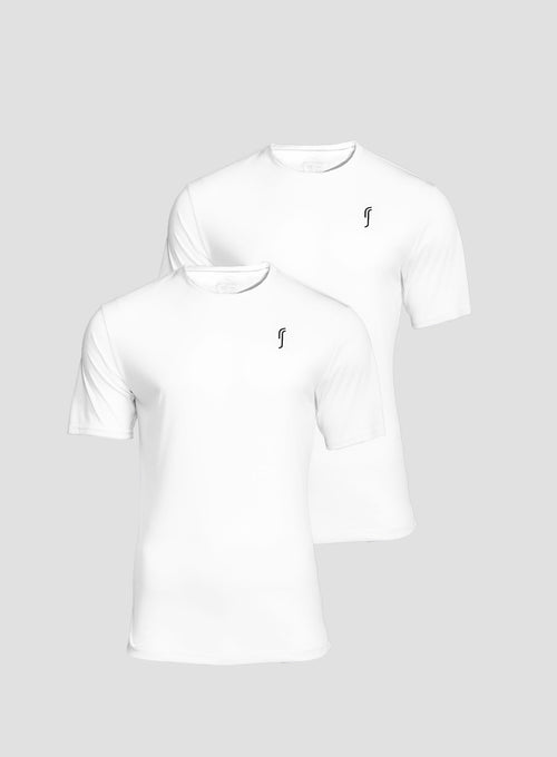 Men's Paris Cotton Tee - 2-Pack | White