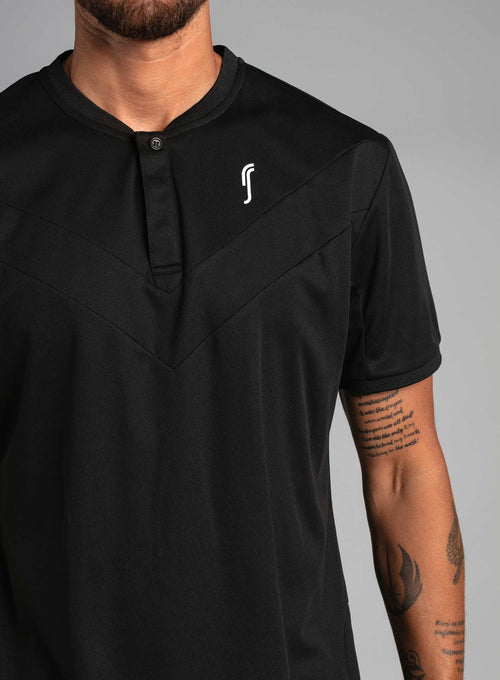 Men's Court Active Polo Black