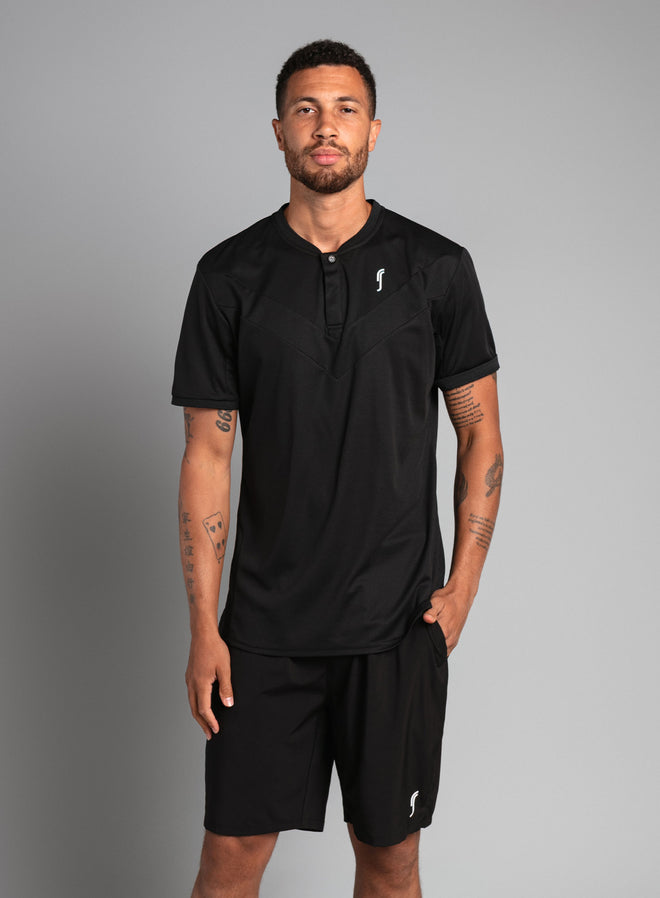 Men's Court Active Polo Black