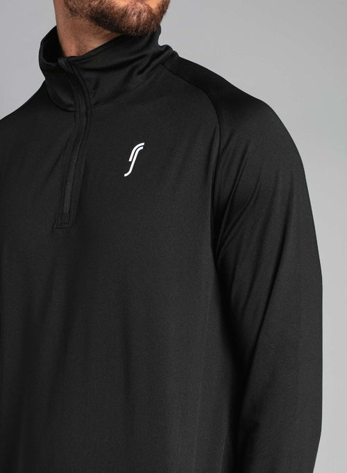 Men's Performance Half Zip Sweater Black