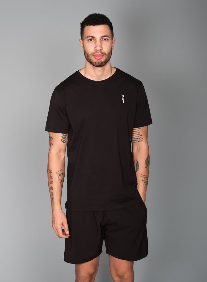 Men's Paris Cotton Tee Black