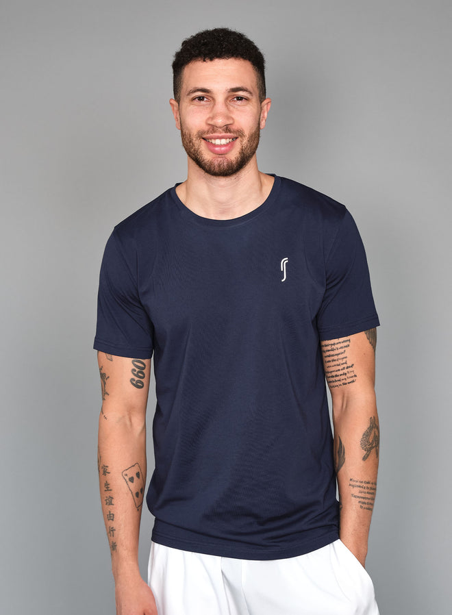 Men's Paris Cotton Tee Navy