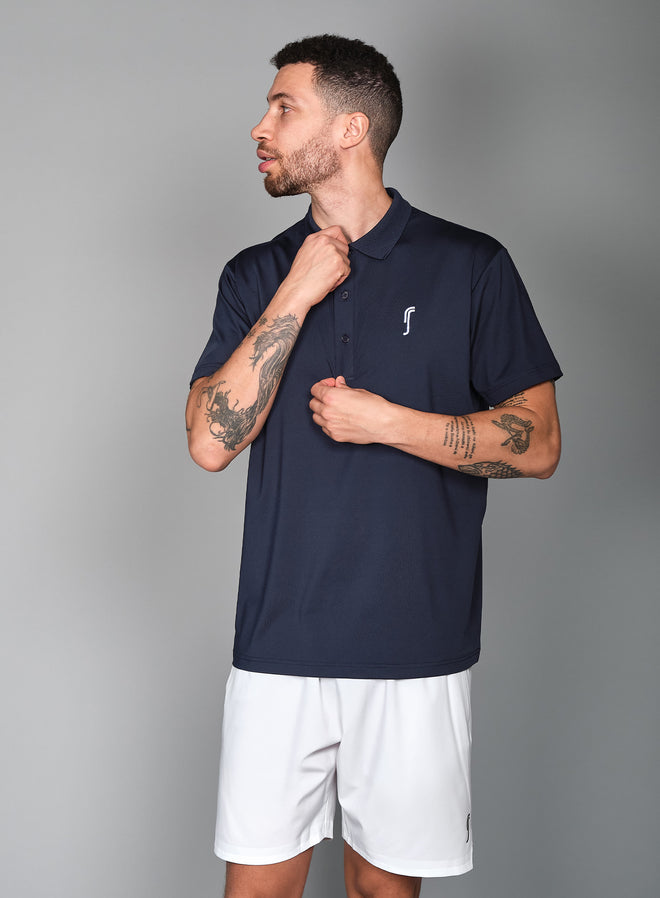 Men's Performance Court Polo Navy