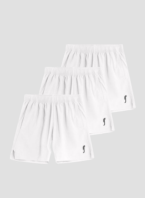 Men's Performance Shorts - 3-Pack | White