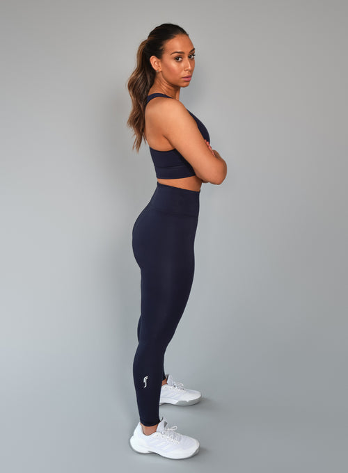 Women's Stretch Tech Back Pocket Tights Navy