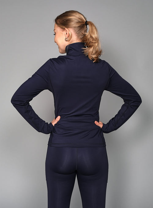 Women's Stretch Tech Half Zip Sweater Navy