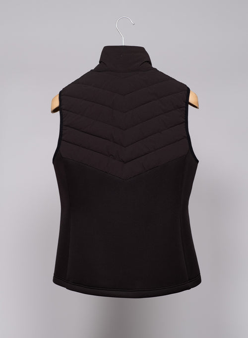 Women's Performance Padded Vest Black