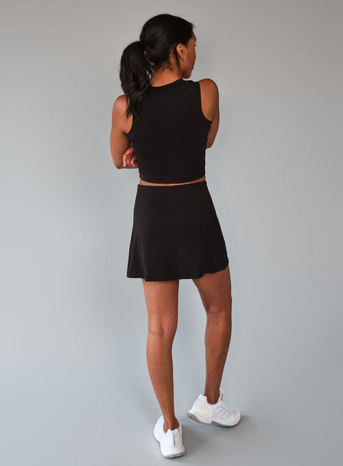 Women's Court Skirt Black