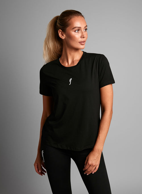 Women's Paris Relaxed Tee Black