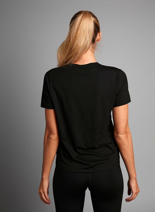 Women's Paris Relaxed Tee Black