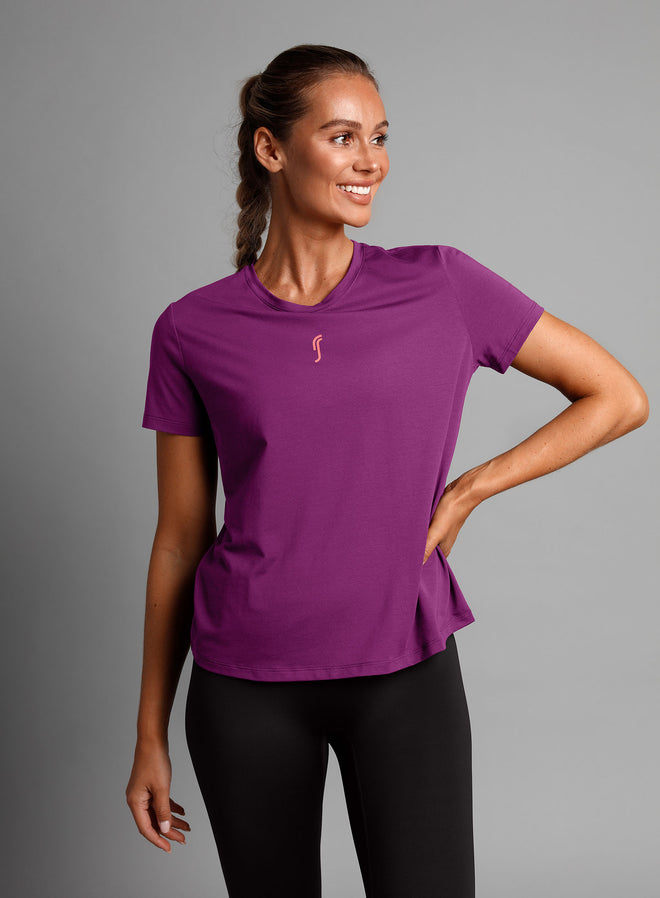 Women's Paris Relaxed Tee Striking purple