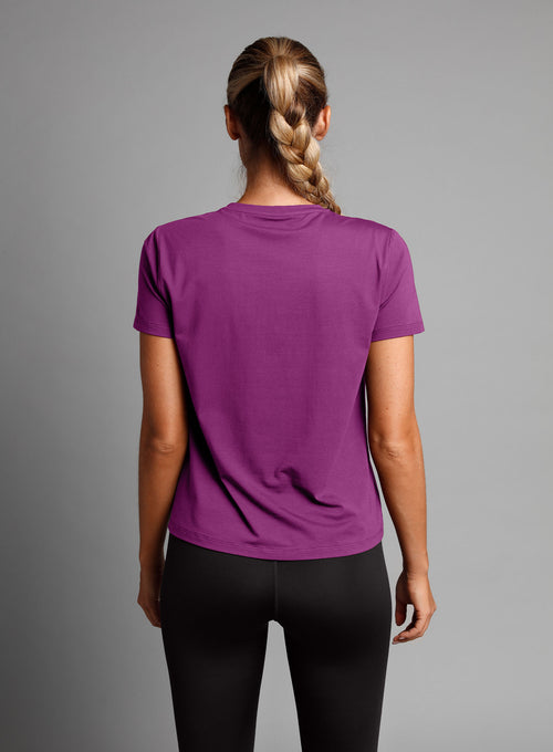 Women's Paris Relaxed Tee Striking purple