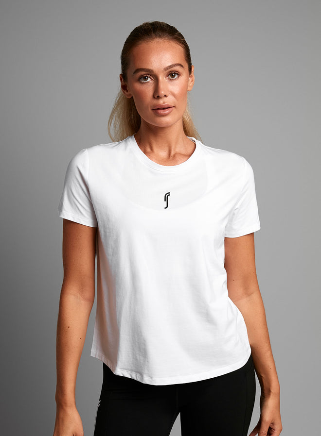 Women's Paris Relaxed Tee White