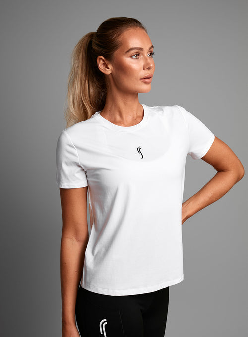 Women's Paris Relaxed Tee White