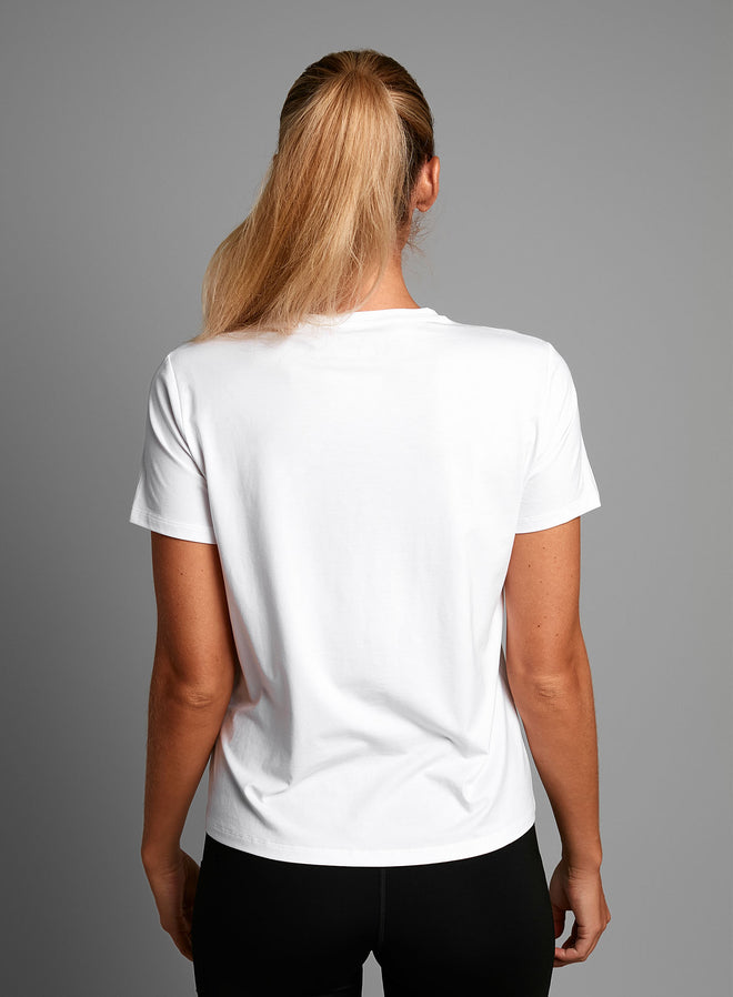 Women's Paris Relaxed Tee White