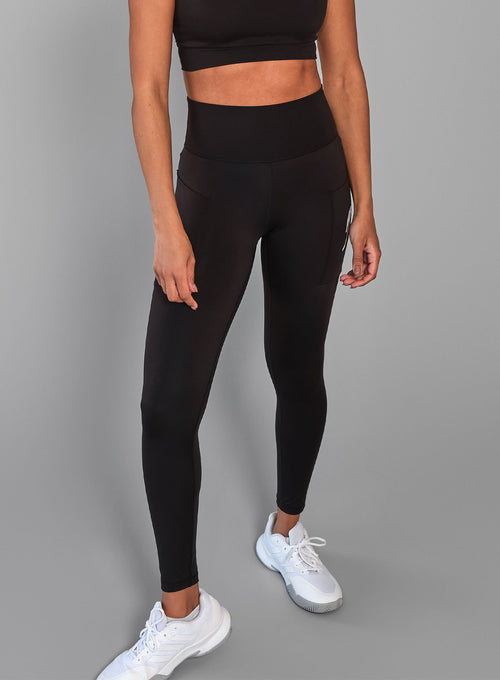 Women's Stretch Tech Side Pocket Tight Black