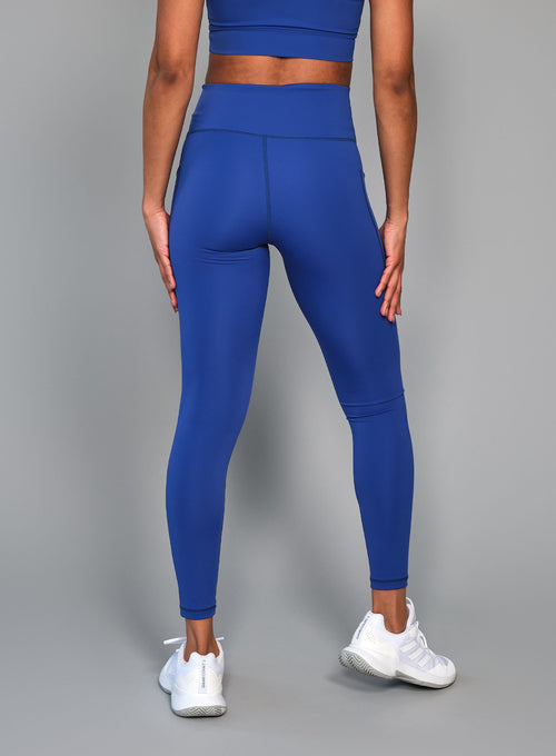 Women's Stretch Tech Side Pocket Tights Striking blue