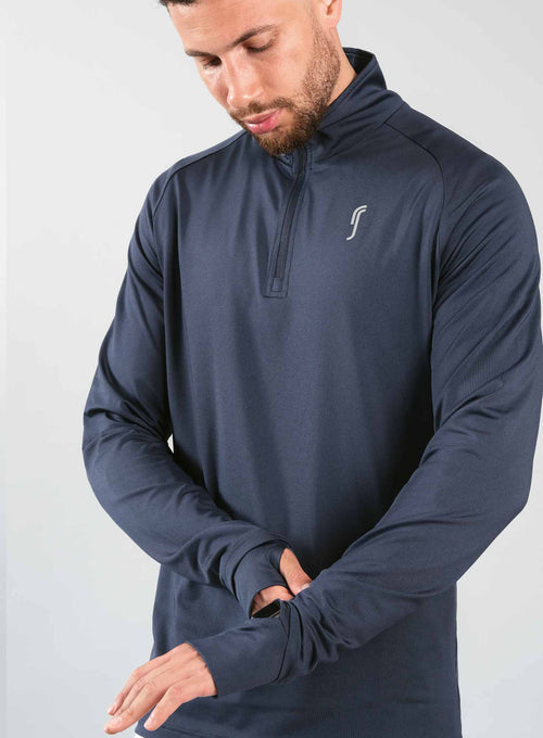 Men's Performance Half Zip Sweater Navy