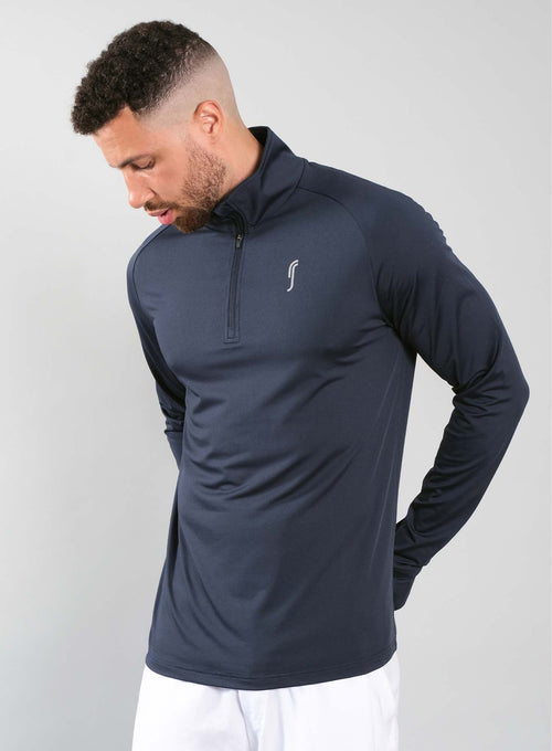 Men's Performance Half Zip Sweater Navy