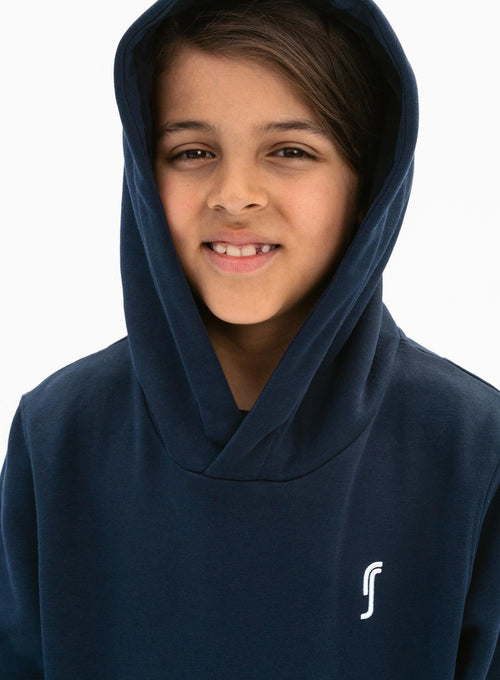 Junior Paris Hoodie Navy